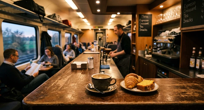 Servicio de cafetería a bordo del AVE