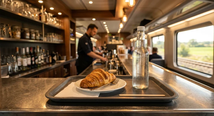 Servicio de cafetería a bordo del AVE