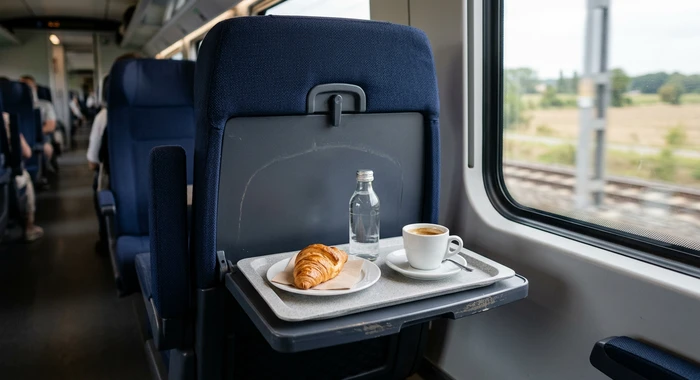 Servicio de cafetería a bordo del AVE