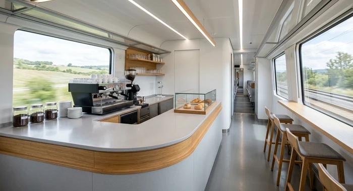 Servicio de cafetería a bordo del AVE