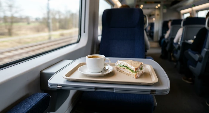 Servicio de cafetería a bordo del AVE