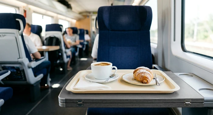 Servicio de cafetería a bordo del AVE