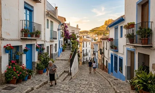 Barrio de Santa Cruz en Alicante