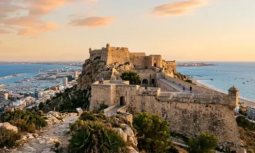 Castillo de Santa Bárbara en Alicante