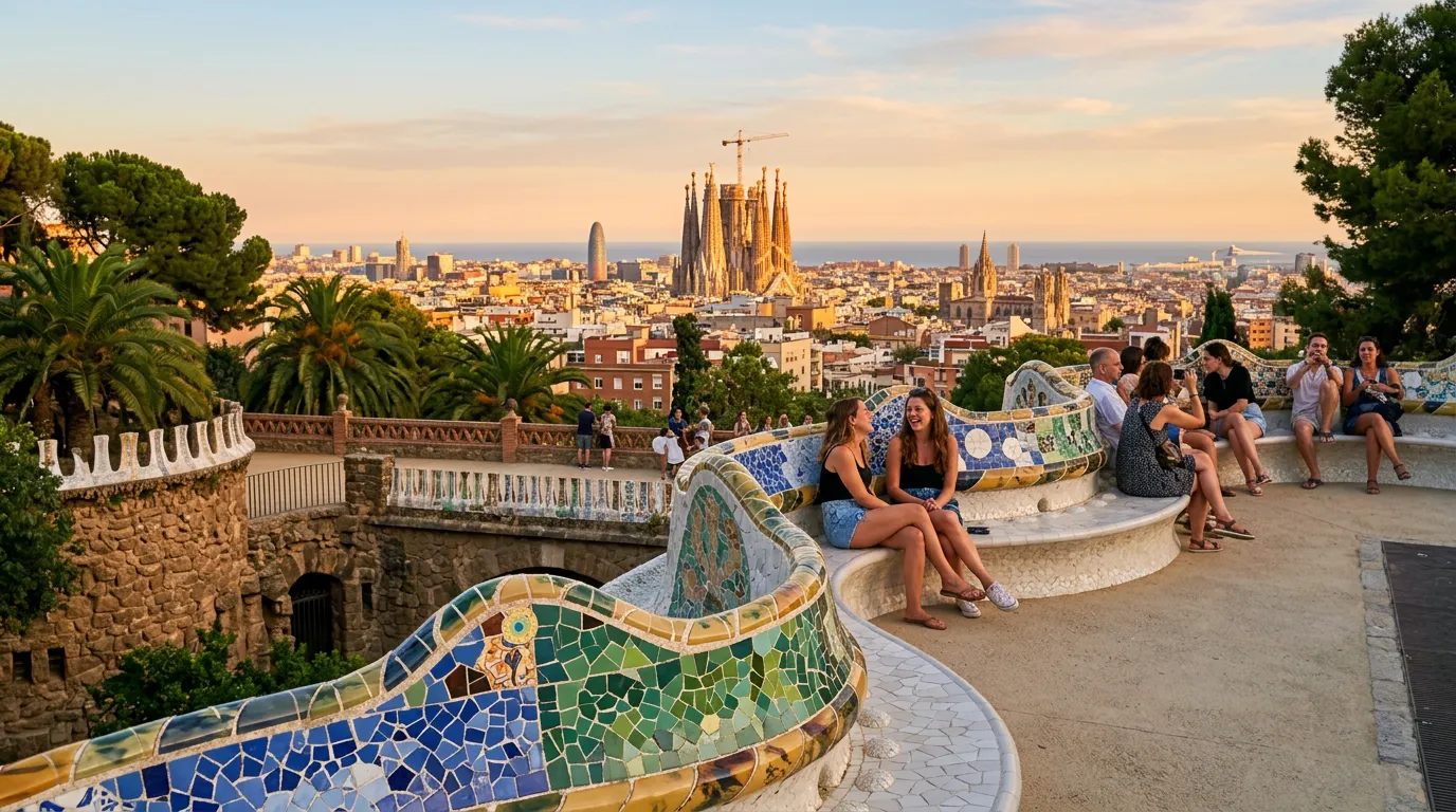 Park Güell en Barcelona