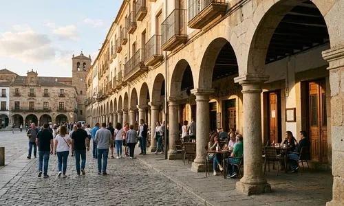 Plaza Mayor en Cáceres