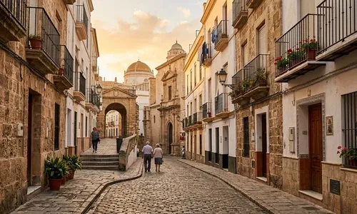 Barrio del Pópulo en Cádiz
