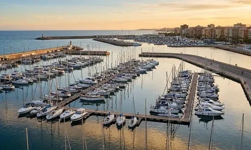 Puerto deportivo en Castellón de la Plana