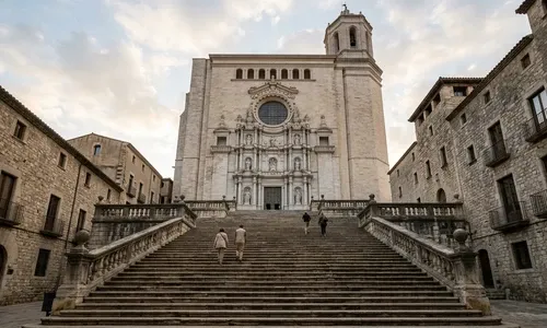 Catedral escalinata en Girona