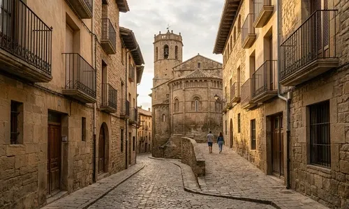 Casco antiguo en Huesca