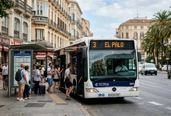 Transporte urbano en Málaga