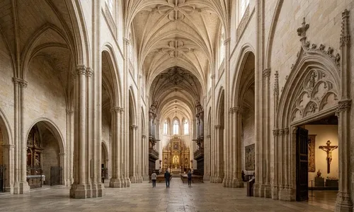 Catedral gótica en Palencia