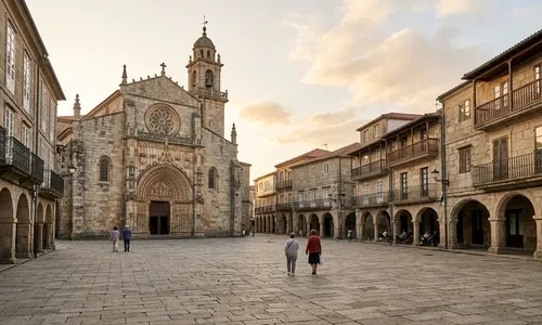 Casco histórico peatonal en Pontevedra