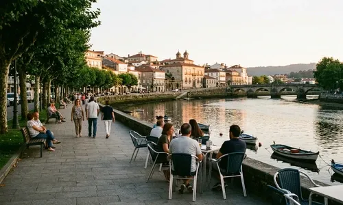 Ruas y Alameda en Pontevedra