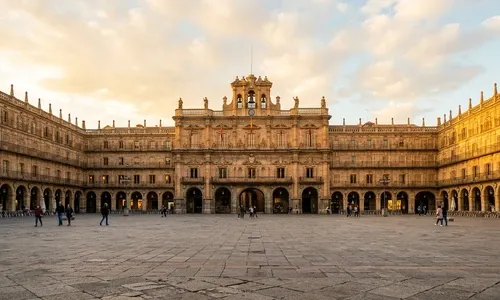 Plaza Mayor barroca en Salamanca