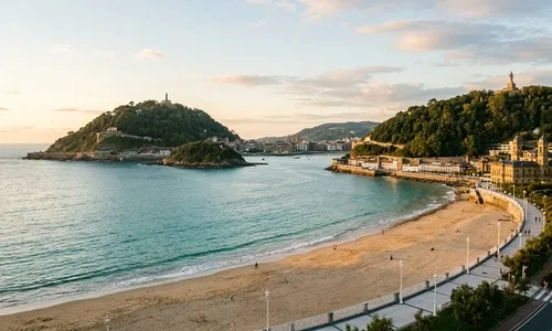 La Concha en San Sebastián
