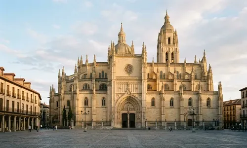 Catedral gótica en Segovia
