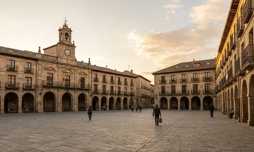 Plaza Mayor en Soria